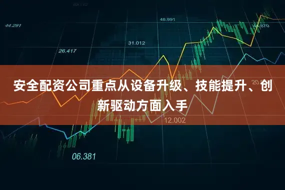 安全配资公司重点从设备升级、技能提升、创新驱动方面入手